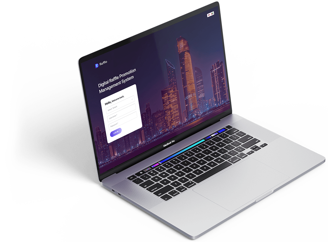 rafflo dashboard on mac